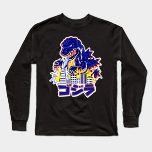 Godzilla vs San Francisco Long Sleeve T-Shirt